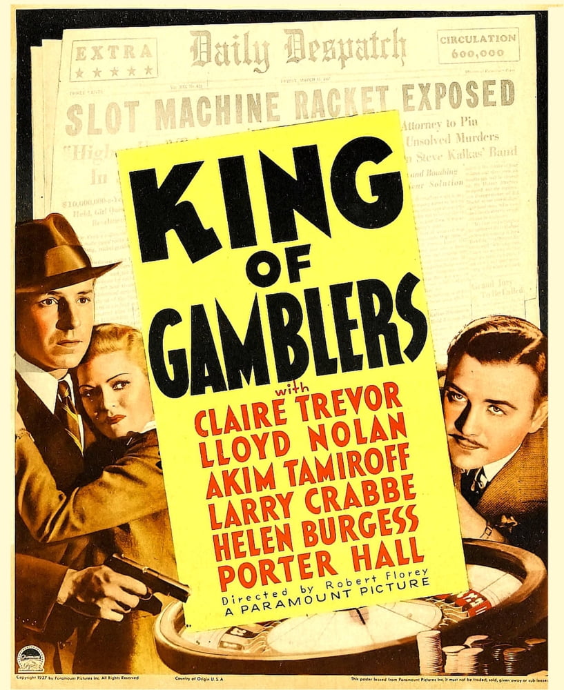 King Of Gamblers Canvas Art - (24 x 36)