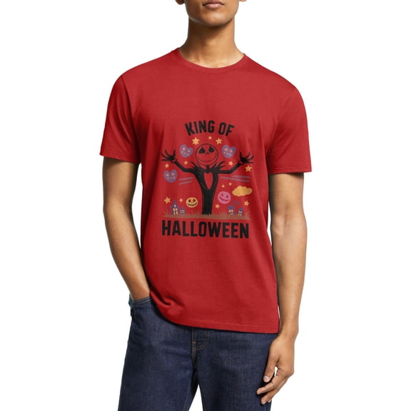 King Of Halloween T-Shirts Costume for Classic Tops Ghosts Human Skeleton Summer Short Sleeve Tee Shirts Great Gift S-5XL