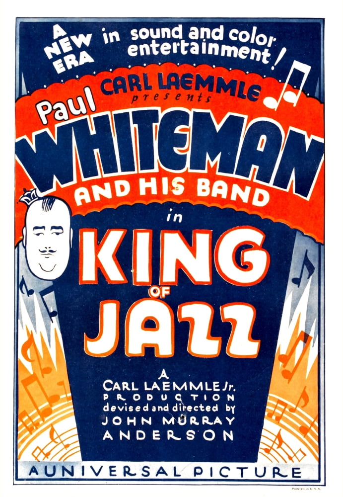 King Of Jazz Canvas Art -  (11 x 17)
