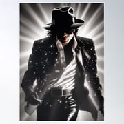 King Of Pop Poster Wall Art, Modern Wall Decor For Living Room Bedroom, 16x24 UNFRAMED