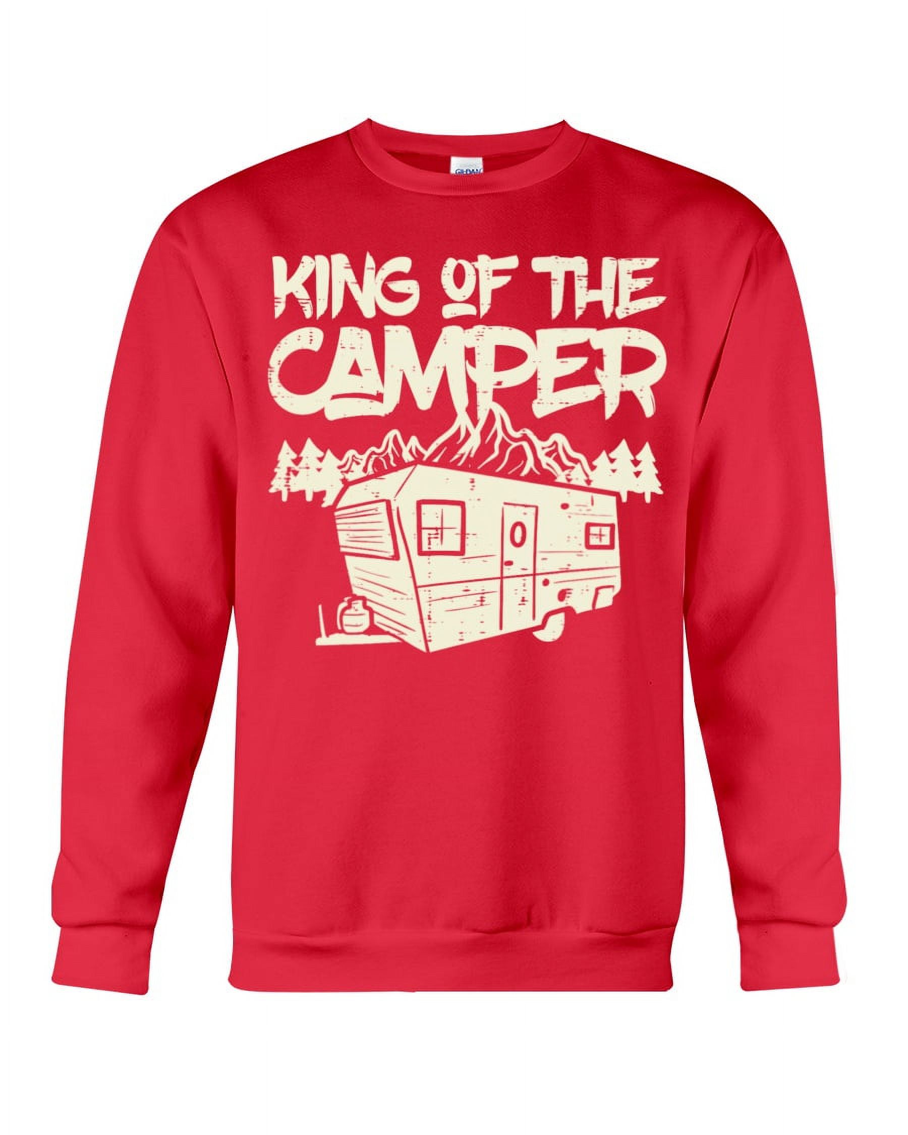 King Of The Camper Crewneck Sweatshirt for Men and Women, up to Size