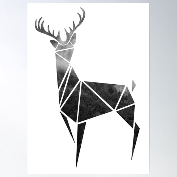 King Of The Forest Poster Wall Art, Modern Wall Decor, 24x36 UNFRAMED