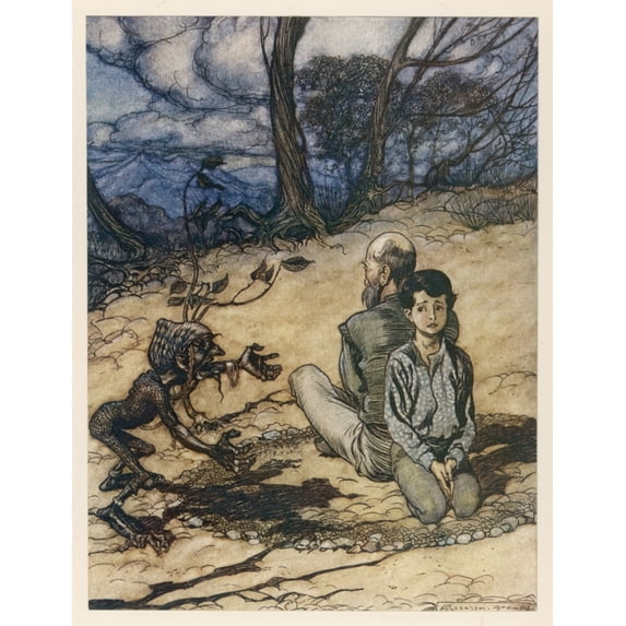 King Of The Golden Mount Poster Print By Mary Evans Picture Libraryarthur Rackham (18 X 24)