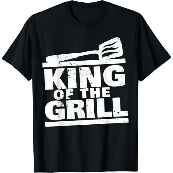 King Of The Grill distressed T-Shirt for the BBQ Master
