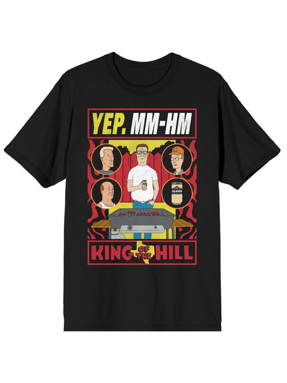 King Of The Hill YEP MM-HM Character Group Tee for Men-XL