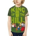 thumbnail image 1 of King Of The Hill Youth T-shirt Graphic Short Sleeve Top Shirts Tees for Boys Girls, 1 of 9