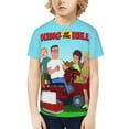 thumbnail image 1 of King Of The Hill Youth T-shirt Graphic Short Sleeve Top Shirts Tees for Boys Girls, 1 of 9