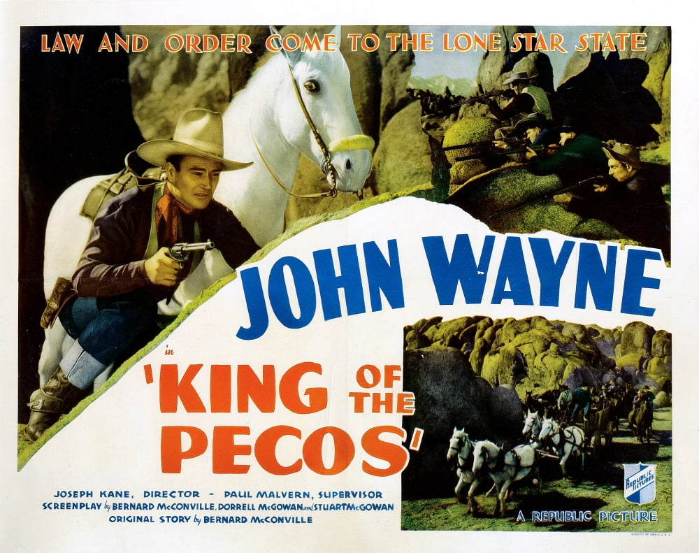 King Of The Pecos Canvas Art - (20 x 16)