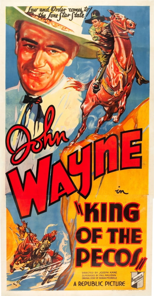 King Of The Pecos Canvas Art - (24 x 36)
