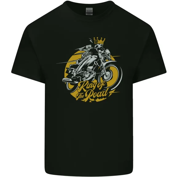 King Of The Road Funny Biker and Motorcycle and New Unisex T-Shirt