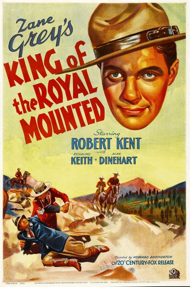 King Of The Royal Mounted Canvas Art - (11 x 17)