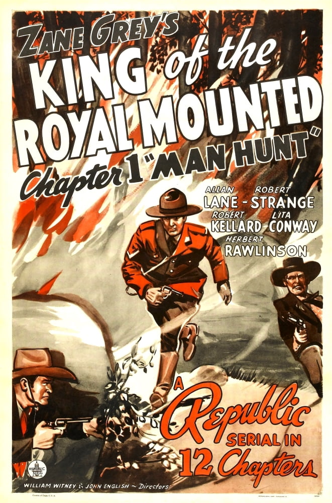 King Of The Royal Mounted Canvas Art - (24 x 36)