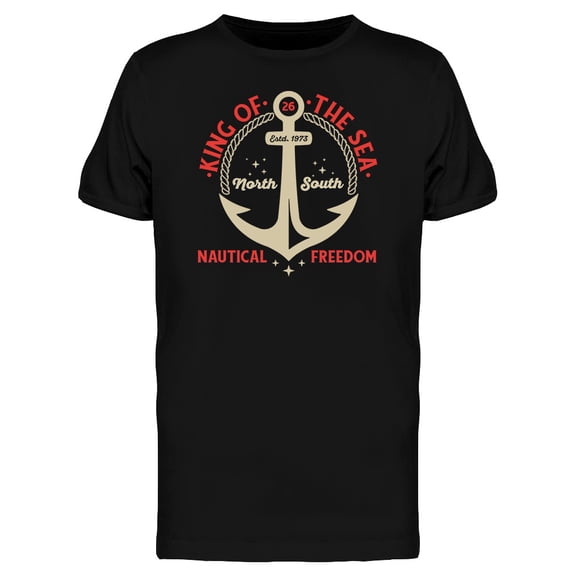 King Of The Sea North South T-Shirt Men -Image by Shutterstock, Male 3X-Large