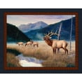 thumbnail image 1 of King Of The Valley Elk Panel Cotton Fabric, 1 of 2