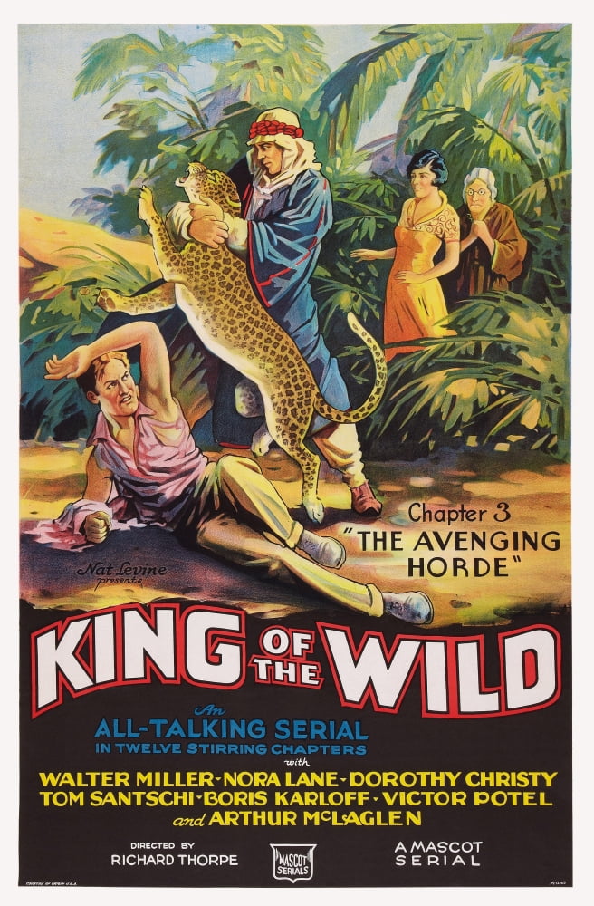 King Of The Wild Canvas Art -  (11 x 17)