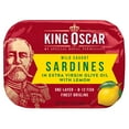thumbnail image 1 of King Oscar Wild Caught Sardines in Extra Virgin Olive Oil with Lemon 3.75 oz, 1 of 2