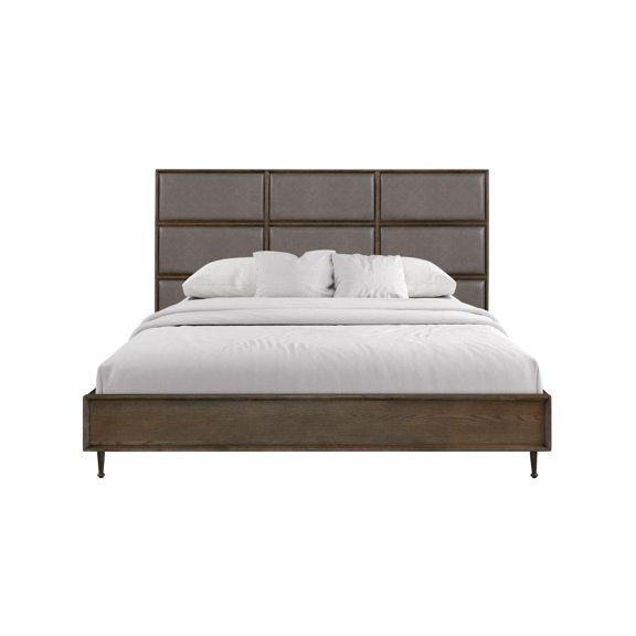 King Panel Bed Rye Ships with Both Modern Plinth Base and Traditional Legs