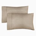 thumbnail image 1 of CGK Linens Ultra Soft & Comfy Pillowcases Set of 2 - King Size Hotel Quality Breathable 2-Piece Pillow Covers, Heathered Beige, 1 of 6