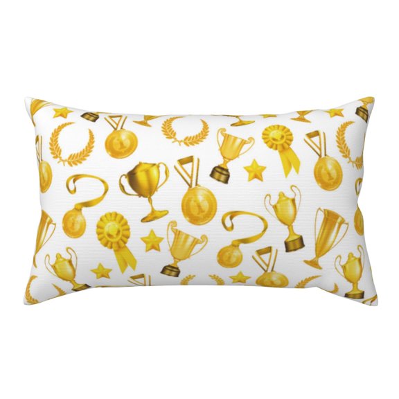 King Pillow Cases Standard Size - Certificate trophy Soft Envelope Closure Microfiber Block Print Pillow Cover, Wrinkle Stain Resistant Travel Pillow Covers Standard Size 20x36in