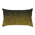 King Pillow Cases Standard Size Gold Glitter Gradient 20x36in Soft