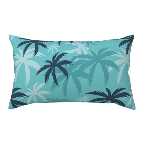 King Pillow Cases Standard Size - Palm tree_AL Soft Envelope Closure Microfiber Block Print Pillow Cover, Wrinkle Stain Resistant Travel Pillow Covers Standard Size 20x36in