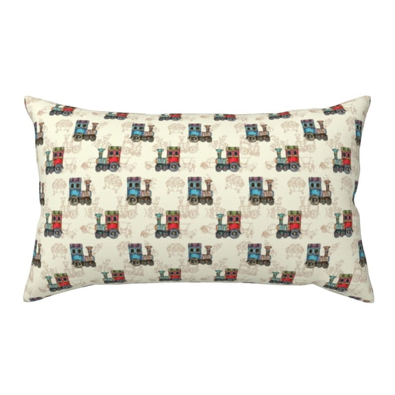 King Pillow Cases Standard Size - Retro Steampunk Vehicle Soft Envelope Closure Microfiber Block Print Pillow Cover, Wrinkle Stain Resistant Travel Pillow Covers Standard Size 20x36in