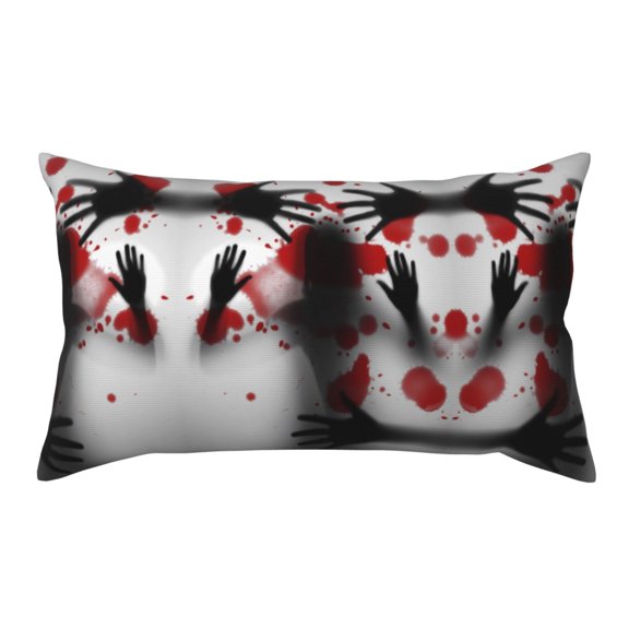 King Pillow Cases Standard Size - Shadows Behind Soft Envelope Closure Microfiber Block Print Pillow Cover, Wrinkle Stain Resistant Travel Pillow Covers Standard Size 20x36in