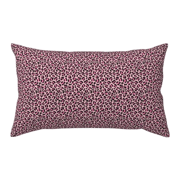 King Pillow Cases Standard Size - Trendy pink Leopard cute Soft Envelope Closure Microfiber Block Print Pillow Cover, Wrinkle Stain Resistant Travel Pillow Covers Standard Size 20x36in