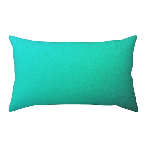 King Pillow Cases Standard Size - Turquoise Light Blue Soft Envelope Closure Microfiber Block Print Pillow Cover, Wrinkle Stain Resistant Travel Pillow Covers Standard Size 20x36in