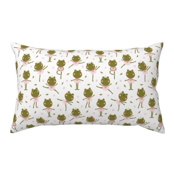 King Pillow Cases Standard Size - frog dancing ballet funny Soft Envelope Closure Microfiber Block Print Pillow Cover, Wrinkle Stain Resistant Travel Pillow Covers Standard Size 20x36in