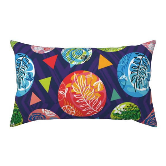 King Pillow Cases Standard Size - novelties palm leaves Soft Envelope Closure Microfiber Block Print Pillow Cover, Wrinkle Stain Resistant Travel Pillow Covers Standard Size 20x36in