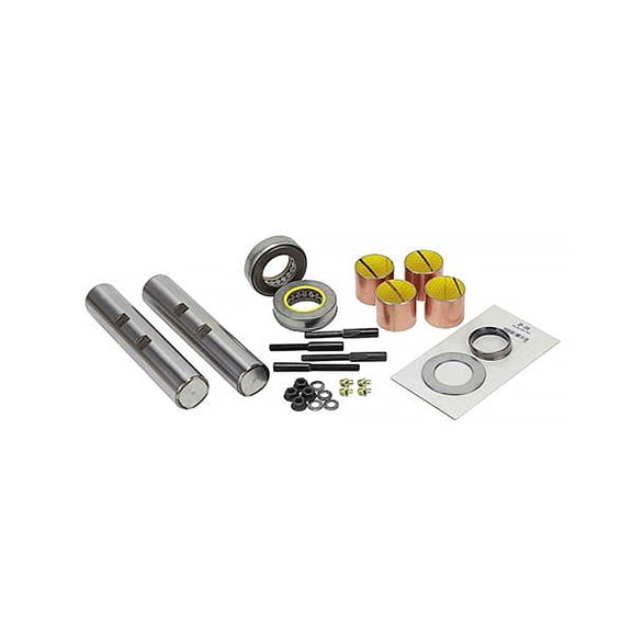 King Pin Kit - Complete Front Axle Steering Repair Set with Bushings Thrust Bearings Seals & Hardware Replaces 328349 300-306 K147E