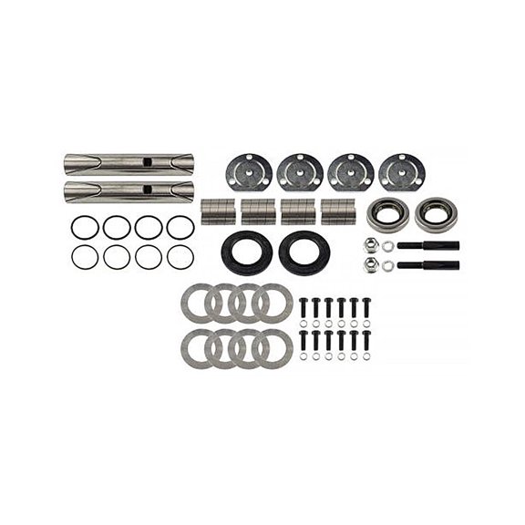 King Pin Kit for Trucks - Complete Front Axle Steering Repair Set with Hardware Replaces K120E R202007 306-K120E