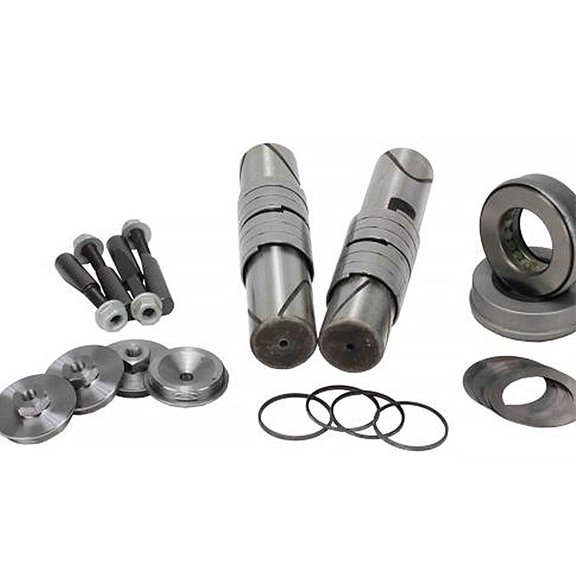 King Pin Kit for Trucks - No Ream Complete Front Axle Steering Repair Set with Hardware Replaces 308-317 K981R FF981 KP981R R202003
