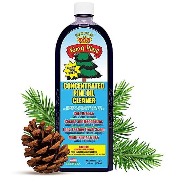 King Pine Concentrated Pine Oil Multi-Surface Cleaner Industrial Strength, Original Black, 8 fl oz