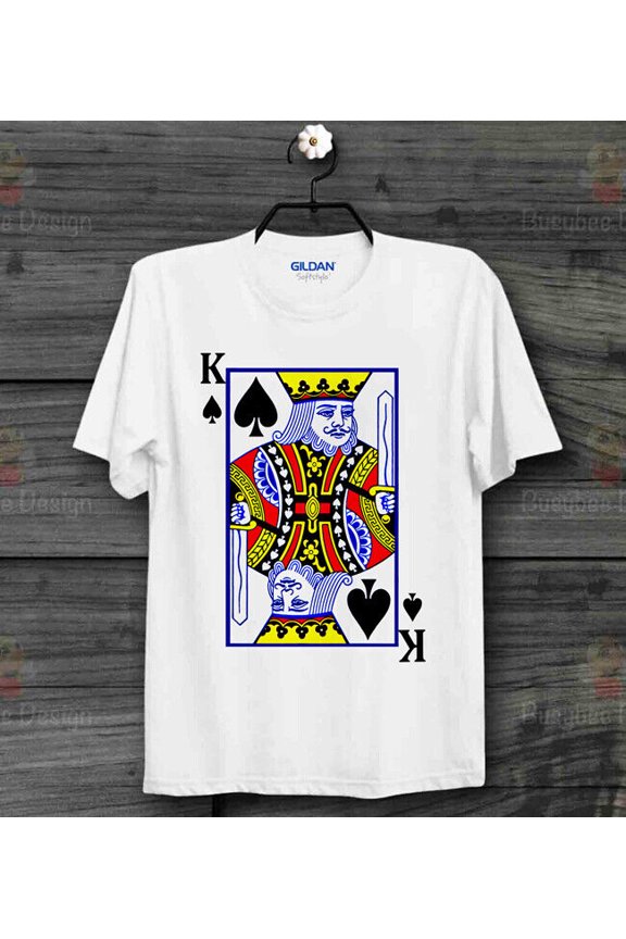 King Playing Card T SHIRT Logo Vintage Ideal Gift Cool Unisex T Shirt B597
