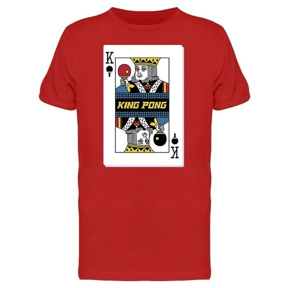 King Pong In Poker Card T-Shirt Men -Image by Shutterstock, Male Large