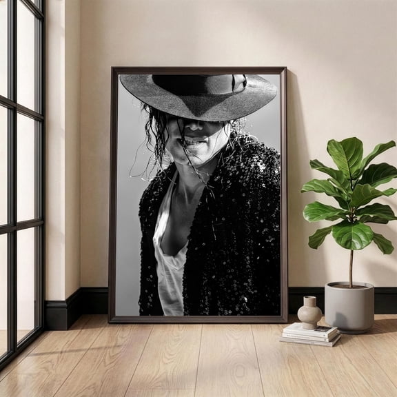 King Pop Retro Vintage Music Iconic Singer Portrait 80s Culture Print Lover Gift, Unframed Poster