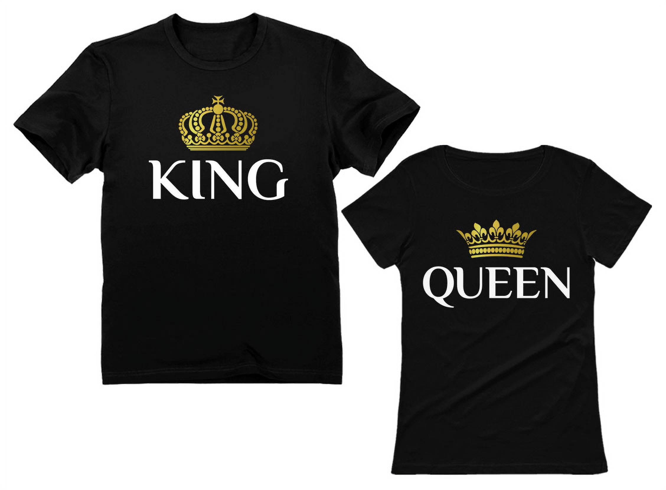 Matching Couples King & Queen of Everything T Shirts