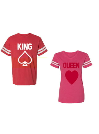 King And Queen Couple T Shirts