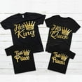 King, Queen, Prince and Princess Family Set Unisex Comfort Tee T Shirt