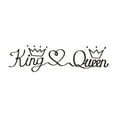 thumbnail image 1 of King Queen Wall Stickers Decor Vinyl Removable Window Clings and Wall Decals for Living Room Bedroom Office, 1 of 3