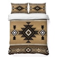 thumbnail image 1 of King Quilt Set 96''x106'', Brown Southwest Lightweight Bedspread Coverlet Set with 2 Pillow Shams, Boho Aztec Ethnic Abstract Geometric Breathable All Season Quilt Bedding for Bedroom/Guest Room, 1 of 9