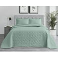 thumbnail image 1 of King Quilts Green (118"x106"), Lightweight Quilt Bedding Cover, Double Sided Stitching Summer Bedspread Coverlet Oversized, King/Cal King, Seafoam, 1 of 7
