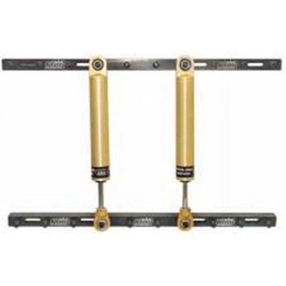 King Racing Products 2630 24 in. Aluminum Wall Mount Shock Rack, 10 Shock Capacity