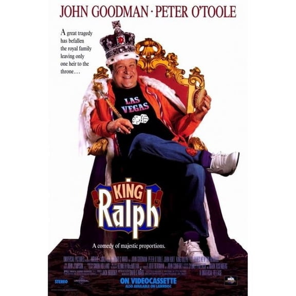 King Ralph Movie Poster - 27 x 40 in.