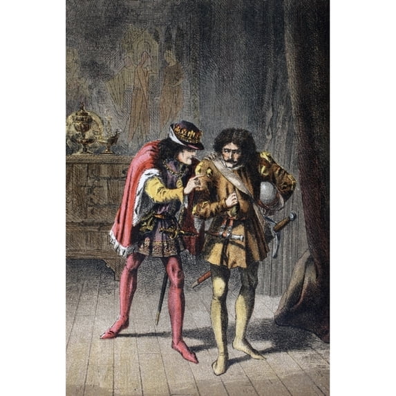 King Richard Speaks To Tyrrell In Richard Iii Part One Act Iv Scene Ii By