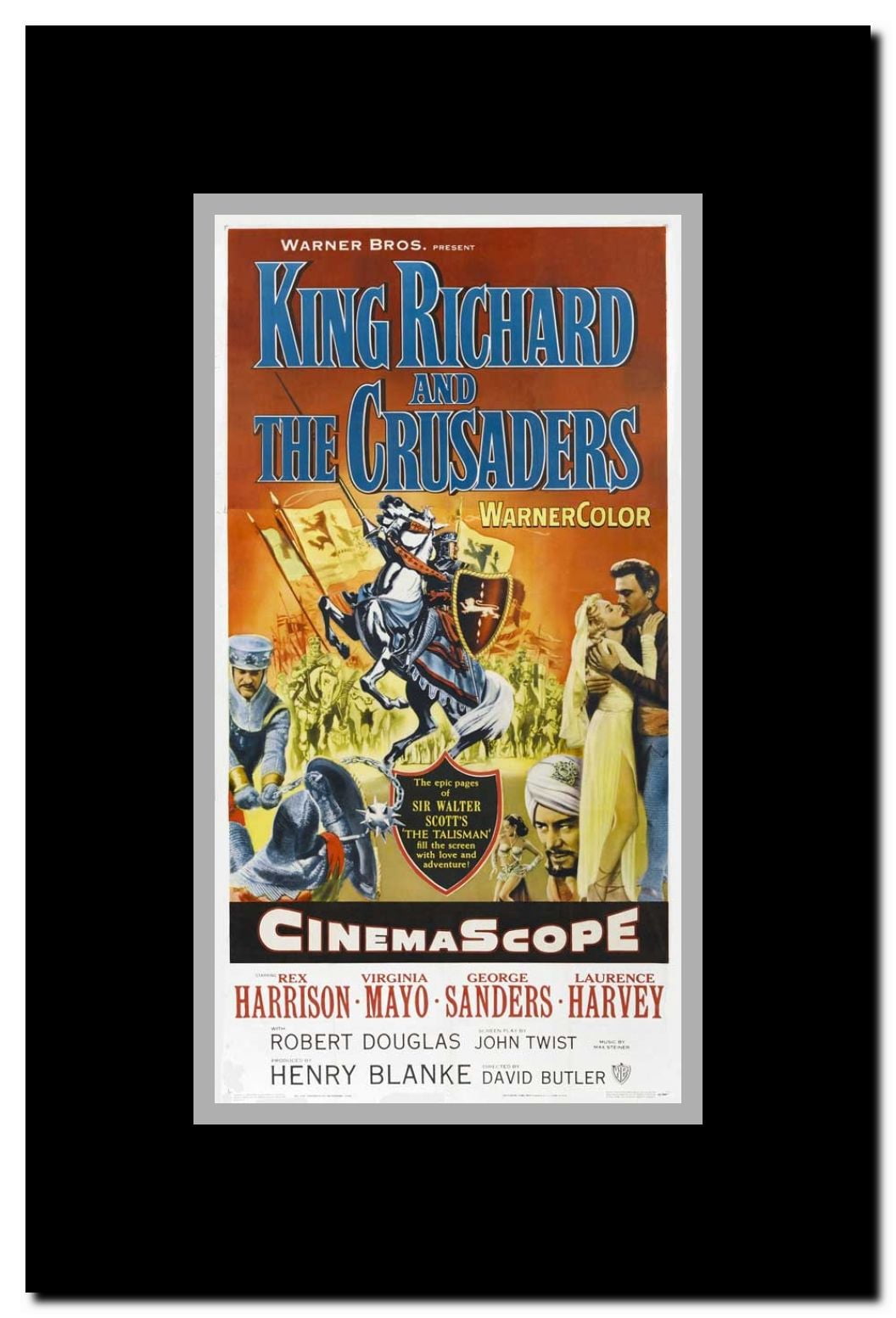 King Richard and the Crusaders Framed Movie Poster