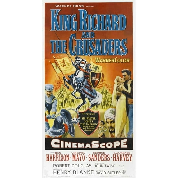 King Richard and the Crusaders Movie Poster Print (27 x 40) - Item # MOVIB33501