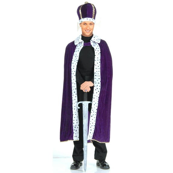 Men's Kings Robe And Crown Set